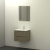 Qisani Allasio badmeubelset 60x45.5x52 met spiegel met softclose lancelot grijs SW276949 Qisani Allasio badmeubelset 60x45.5x52 met spiegel met softclose lancelot grijs SW276949