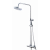 Wiesbaden Cross Cool Touch douche opbouwset thermostatische mengkraan chroom SW106894 Wiesbaden Cross Cool Touch douche opbouwset thermostatische mengkraan chroom SW106894