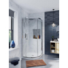 Crosswater Infinity douchecabine kwartrond 120x90x200 chroom SW258622 Crosswater Infinity douchecabine kwartrond 120x90x200 chroom SW258622