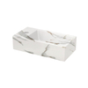 Riho Livit Tiny Fontaine - 1 trou de robinet à gauche - 41x20.5x10.5cm - céramique - marbre blanc SW1075280