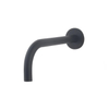 Wiesbaden Slim baduitloop 20cm messing mat zwart OUTLET OUT7359 Wiesbaden Slim baduitloop 20cm messing mat zwart OUTLET OUT7359