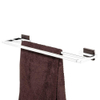 Tiger Zenna Badhanddoekrek dubbel Chroom / Wengé 60x5.5x15.5cm CO351138346 Tiger Zenna Badhanddoekrek dubbel Chroom / Wengé 60x5.5x15.5cm CO351138346