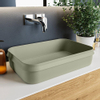 Mondiaz Arvo waskom 55x38x13cm rechthoek opbouw Solid Surface Army/Army SW643551 Mondiaz Arvo waskom 55x38x13cm rechthoek opbouw Solid Surface Army/Army SW643551