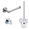 FugaFlow Eccelente Sobrado ensemble de toilette 3 pièces chromé SW1123845