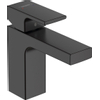 Hansgrohe Vernis Shape 1 greeps wastafelkraan - 100 met trekwaste - mat zwart SW651687