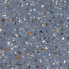 Terravito Hovano wand- en vloertegel - 60x60cm - 10mm - Vierkant - gerectificeerd - Terrazzo - Blauw mat SW728273