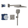 Grohe Grohtherm SmartControl Perfect Showerset - compleet - brushed hard graphite (antraciet) SW1077371