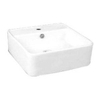 Best Design Class lavabo 41x41x15cm avec 1 trou de robinetterie porcelaine SW9948