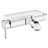 Grohe Grandera Mitigeur bain thermostatique avec douchette avec support et connexions avec inverseur chrome/or 0437842 Grohe Grandera Mitigeur bain thermostatique avec douchette avec support et connexions avec inverseur chrome/or 0437842