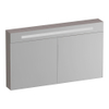 BRAUER Promise Deluxe spiegelkast - 120x70x15cm - met verlichting - 2 dubbelzijdige spiegeldeuren - Timber Greige SW1203652