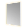 Hotbath &MORE Spiegel - 60x80cm - direct en indirect LED - color changing - spiegelverwarming - met afstandsbediening - mat wit SW1246059