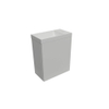 Arcqua Luna Kit lave-mains 54.3x39.7x21.8cm Brillant Blanc avec lave-mains en marbre sans trop-plein blanc mat SW519668