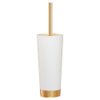 Sealskin Glossy Brosse de toilette avec support Polyresin Or/Blanc SW94595