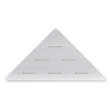 LoooX Corner Shelf hoekplanchet 30x22cm geschikt voor in doucheruimte wit SW47070 LoooX Corner Shelf hoekplanchet 30x22cm geschikt voor in doucheruimte wit SW47070