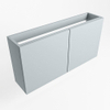 Mondiaz FOWY Meuble sous lave-mains - 80x22x50cm - 2 portes - push to open - softclose - Clay SW1016856