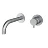 Plieger Napoli robinet mural encastré 1 levier avec bec 18,3 cm incl. partie encastrée inox SW420763