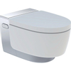 Geberit AquaClean Mera Comfort Douche WC - geurafzuiging - warme luchtdroging - ladydouche - softclose - glans/chroom afdekplaatje - glans wit verchroomd GA13633