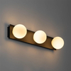 QAZQA Cederic Moderne wandlamp zwart 48 cm IP44 3 lichts SW1187222