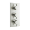 Crosswater MPRO mitigeur de douche thermostatique encastré vertical 2 robinets d'arrêt partie apparente inox SW385417