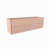 Mondiaz TENCE wastafelonderkast - 160x45x50cm - 4 lades - push to open - softclose - Rosee SW1016444