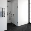 Saniclass Create pendeldeuren 100x200cm profielloos met antikalk en 8mm veiligheidsglas zwart mat SW223850 Saniclass Create pendeldeuren 100x200cm profielloos met antikalk en 8mm veiligheidsglas zwart mat SW223850