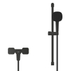 Grohe Cubeo Douchemengkraan set - glijstang - met douchegarnituur - mat zwat SW1185558