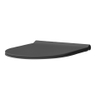 Xenz Gio abattant WC - forme D - softclose - déclipsable - ebony mat (noir) SW379501