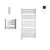 Sanicare HVS - Moda Radiateur électrique - 120x60cm - 876W - avec télécommande - thermostat - blanc - bas gauche - blanc mat SW1210887