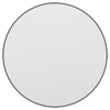 Haceka Deco spiegel - 80x80cm - rond - mat zwart SW1102381