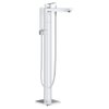 Grohe Eurocube Robinet de bain sur pied avec inverseur et douchette avec support et flexible 125cm chrome SW108050 Grohe Eurocube Robinet de bain sur pied avec inverseur et douchette avec support et flexible 125cm chrome SW108050