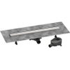 Hansgrohe RainDrain Go Douchegoot - 70cm - standaard/vlakke installatie - betegelbaar - brushed stainless steel SW1590429