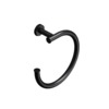Hotbath Cobber handdoekring mat zwart SW73946 Hotbath Cobber handdoekring mat zwart SW73946