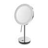 Zack Alona make-upspiegel – rond – 20x37,8 cm – LED-verlichting – 5x vergrotend – RVS hoogglans gepolijst SW484538