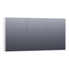 Saniclass Plain Spiegelkast 139x70x15cm Hoogglans Wit SW392953 Saniclass Plain Spiegelkast 139x70x15cm Hoogglans Wit SW392953