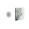 Grohe Surf Afstandsbediening - voor stortbak - met afdekplaat 197x156mm - chroom SW1233205