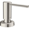Hansgrohe A51 Distributeur de savon 1 trou 500ml encastré aspect inox SW241756