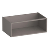 BRAUER Flourish armoire latérale - 80x30x45,5cm - avec 1 compartiment de rangement taupe mat SW445690