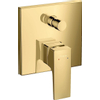 Hansgrohe Metropol Pièce de garniture pour robinets de baignoire encastrés avec inverseur or poli SW358674