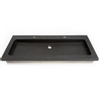 Saniclass Noche Meubelwastafel - 100x46x9cm - 2 kraangaten - 1 sifonuitsparing - basalt gepolijst SW728229