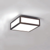 Astro Mashiko 200 Square Plafondlamp 20x20x7.85cm IP44 fitting E27 brons TWEEDEKANS OUT14705