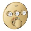 Grohe Grohtherm smartcontrol vanne thermostatique encastrée avec inverseur pour 3 fonctions cool sunrise SW354761 Grohe Grohtherm smartcontrol vanne thermostatique encastrée avec inverseur pour 3 fonctions cool sunrise SW354761