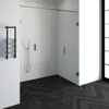 Saniclass Create douchedeur 170x200cm 2-delig profielloos met antikalk en 8mm veiligheidsglas chroom glans SW223740 Saniclass Create douchedeur 170x200cm 2-delig profielloos met antikalk en 8mm veiligheidsglas chroom glans SW223740