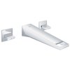 Grohe Allure Brilliant afbouwdeel v inbouw wandkraan 3 gats met uitloop 22cm chroom 0442140 Grohe Allure Brilliant afbouwdeel v inbouw wandkraan 3 gats met uitloop 22cm chroom 0442140