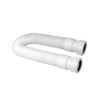 McAlpine Flexible tuyau d'évacuation (baignoire) 40x40mm - serrage/serrage - longueur max 50cm SW87545