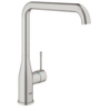 Grohe Essence New Keukenkraan - hoog - l uitloop - Brushed Supersteel (RVS) 0467940