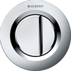 Geberit Type01 afstandsbediening pneumatisch, voor 2-toets spoeling 9.5x9.5cm chroom mat GA14527 Geberit Type01 afstandsbediening pneumatisch, voor 2-toets spoeling 9.5x9.5cm chroom mat GA14527