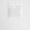 L'échantillon The Mosaic Factory Amsterdam carreau mosaïque 2x2x0.4cm pour mur et sol pour intérieur et extérieur carré Verre Blanc cassé SW861934