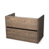 Saniclass Nexxt wastafelonderkast 80x46x55cm 2 softclose greeploze lades met 1 sifonuitsparing Hout Black oak SW223363 Saniclass Nexxt wastafelonderkast 80x46x55cm 2 softclose greeploze lades met 1 sifonuitsparing Hout Black oak SW223363