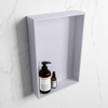 Mondiaz Easy nis 29.5x44.5x8cm voor Inbouw/opbouw 1 open vak Solid surface Cale/Cale SW643637
