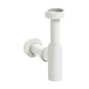 Clou Mini Suk siphon de lavabo 3,8x29cm Blanc mat SW445740